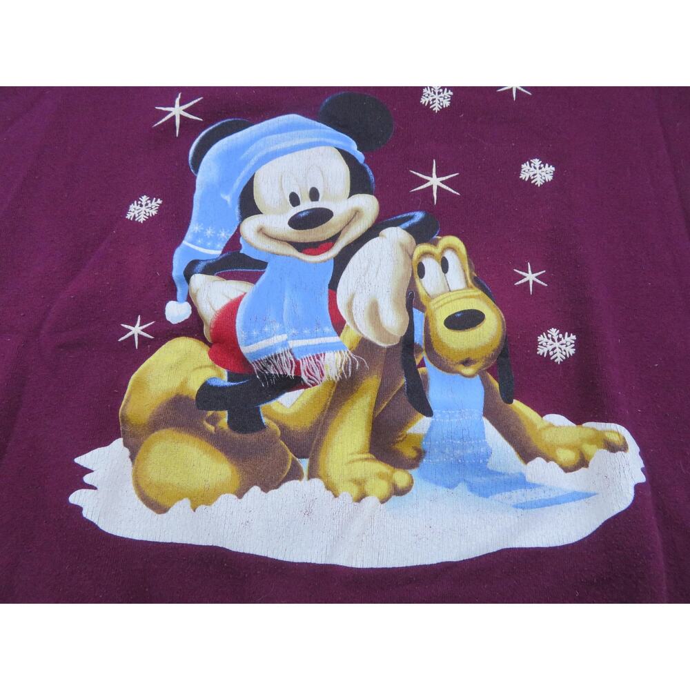 Mickey Mouse Goofy Sweatshirt, Jerry Leigh, Winter, XL 1990s - Picture 2 of 5